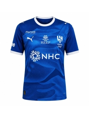 Al Hilal Home Jersey Replica Kids 26-27 Blue Intense-Vibrant Silver