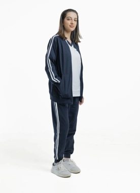 بدلة مدرسية رياضية لون كحلي ( 3 قطع )