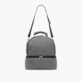 Juniors Solid Diaper Bag with Adjustable Straps and Zip Closure