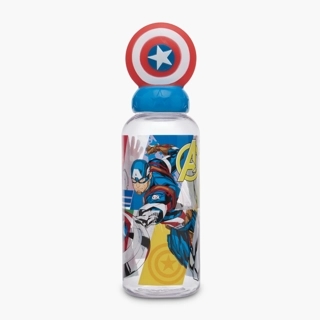 Captain America Print Water Bottle - 560 ml