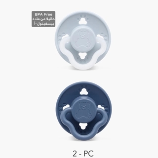 Pack of 2 Giggles Baby Pacifier with Bear Design, 6-18 Months