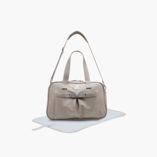 Giggles Solid Diaper Bag with Zip Closure and Double Handle