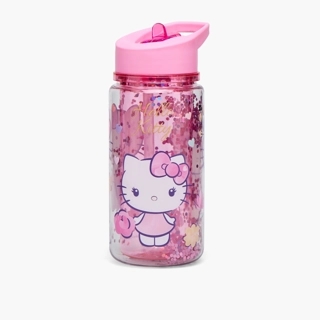 Sanrio Hello Kitty Print Water Bottle with Flip Spout and Handle - 330 ml