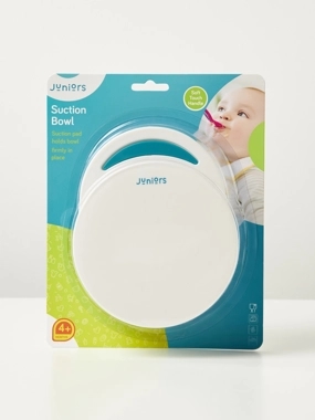 Juniors Solid Suction Bowl with Lid