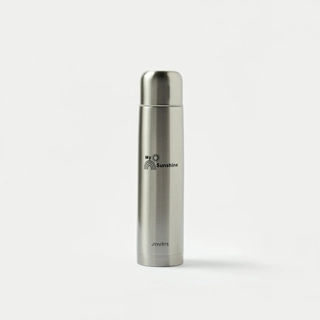 Juniors Typographic Print Thermos Flask with Screw Lid - 1 L