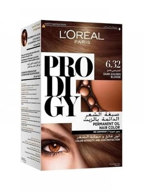 L'OREAL PRODIGY DARK GOLDEN BLONDE 6.32 HAIR DYE NEW