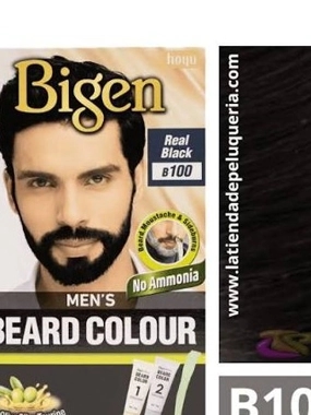BIGEN MEN'S BEARD COLOR REAL BLACK B100