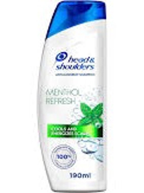HEAD&SHOLDERS SHAMPOO 190ML MENTHOL REFRESH