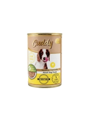 Cuddy Adult Wet Dog Food Chicken chunks 400g