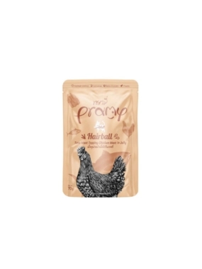 Pramy Tuna & Chicken Wet Cat Food for Hairball Control in Jelly 70g