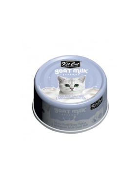 Kit Cat Wet Cat Food with Tuna and Whitbait with Goats Milk 70g