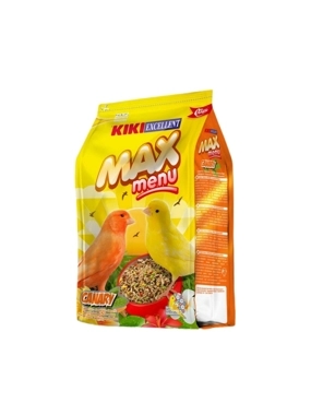 Kiki Canary Bird Food, a mixture of seeds and grains fortified with vitamins and minerals, 1kg