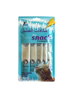 Maru Creamy Chicken Cat Treats Boost Immunity 15gx5