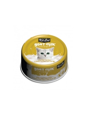 Kit Cat Wet Cat Food Tuna & Smoked Fish Fillets with Goats Milk 70g