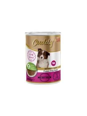 Cuddy Adult Puppy Wet Food Beef Chunks chunks 400g