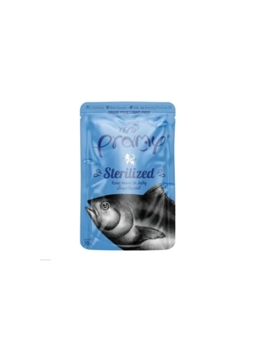 Pramy Sterilized Wet Food for Sterilized Cats with Tuna in Jelly 70g