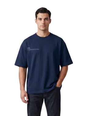 Navy Blue Oversized T-Shirt