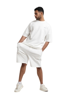 Oversize Short Pants - Off-White