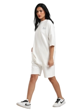 Oversize Short Pants - Off-White