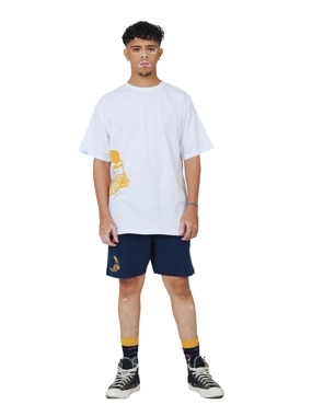 t-shirt ASH MACH logo - White