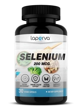 Laperva Selenium, 30 Veggie Capsules, 200 mcg