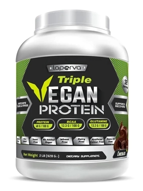 Laperva Triple Vegan Protein, Chocolate, 2 LB