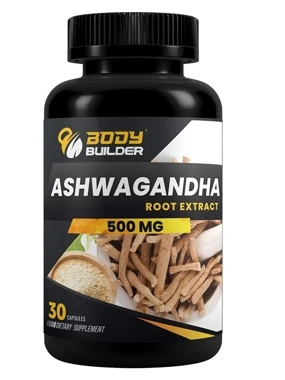 Body Builder Ashwagandha, Supports Performance & Endurance, 500 mg, 30 Capsules