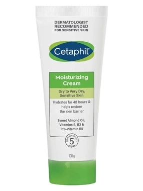 Cetaphil Moisturising Cream, 100 gm, Intense, Long-lasting Hydration for Very Dry Skin