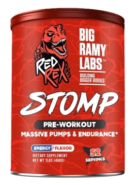 Big Ramy Labs Red Rex Stomp Pre-work, Energy Flavour, 52