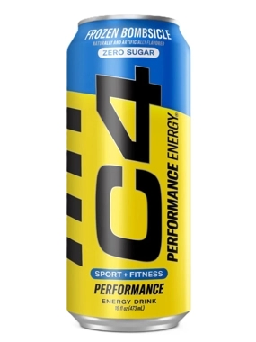 Cellucor C4 Original Carbonated Energy Drink, Frozen Bombsicle, 473 ML