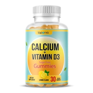 Laperva Calcium Plus Vitamin D3, 30 Veggie Gummies