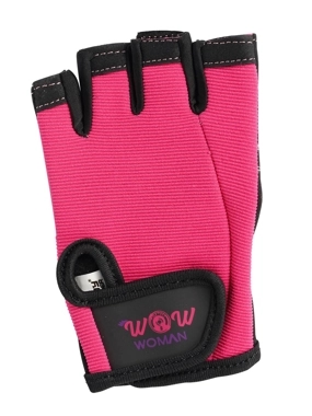 Wow Woman Trainer Gloves, Pink, M, Easy to wear, Superior comfort and flexibility