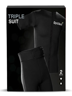 Optitect Triple Suit, 6 XL, Black
