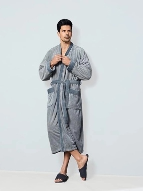 Modern Robe -Light Grey