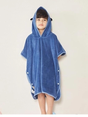 Kids Cappa Button -Blue