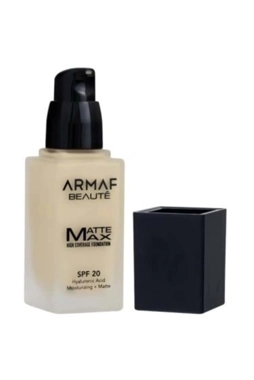Armaf Beaute Matte Max High Coverage Foundation SPF 20 by Armaf Beauté, Warm Beige, 30ml
