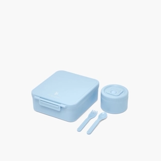 Bento Box-1700 Ml-5 Cmprts-Us Polo- (Pp ) Light Blue \ 22X18X7.5