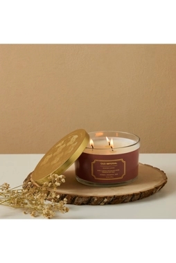 Scent.d Oud Imperial 3-Wick Candle - 32 h