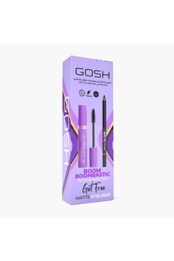 GOSH Boom Boombastic Volume Mascara and Matte Eyeliner Set