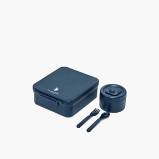 Bento Box-1700 Ml-5 Cmprts-Us Polo- (Pp ) Blue \ 22X18X7.5