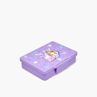 Minmie-Bunny-Lunch Box- (Abs Silicon) Pastel Purple \ 23X18.6X5.8