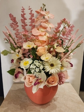 Artificial roses vase 60