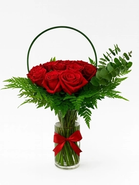 Natural roses vase 4