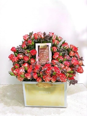 Bostani chocolate arrangement 2