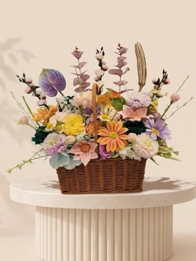 Floral Charm Basket