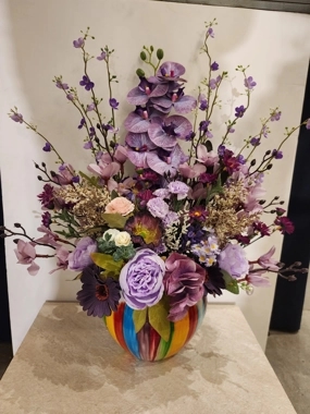 Artificial roses vase 61