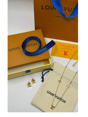 Louis Vuitton necklace and earrings 2