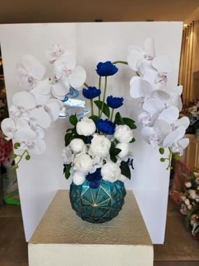 Artificial roses vase 65