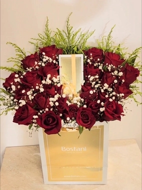 Bostani chocolate arrangement 1