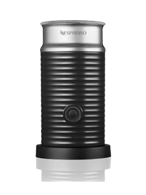 Nespresso Aeroccino 3 Milk Frother, for Hot Milk Foam and Cold Foam, 240 ml, Black